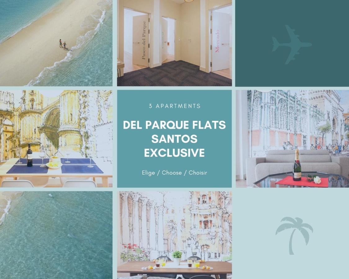 Апартаменты Del Parque Flats Santos Exclusive Малага Экстерьер фото
